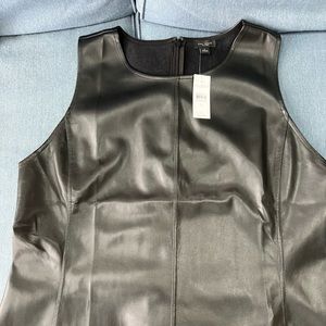 Ann Taylor faux leather top - Nwt, XL